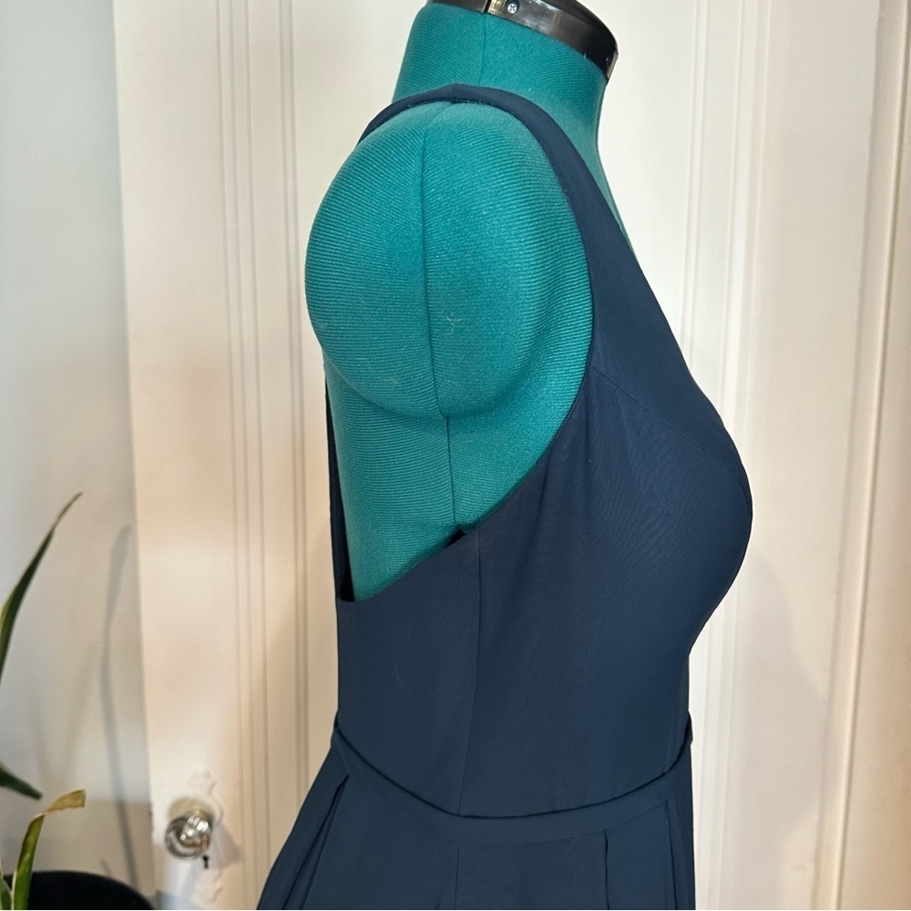 Azazie Deep Blue Maxi Dress - Picture 6 of 14
